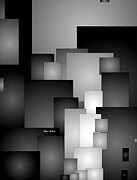 Shades of Black Digital Art by Rafael Salazar