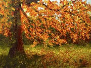 Shady Oak Painting by Barrie Stark
