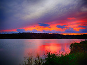 Shelf Cloud at Sunset Photograph by Bill Barber