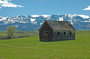 Shields Valley Abandoned Farm Ranch House Photograph by Bruce Gourley