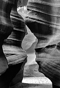 Shining In - Entrance of Antelope Canyon Black and White Photograph by Gregory Ballos Shining In - Entrance of Antelope Canyon Black and White Photograph by Gregory Ballos