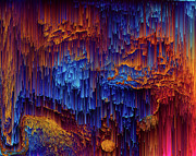 Shower of Gold - Pixel Art Digital Art by Jennifer Walsh
