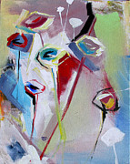 Six Poppies Painting by John Gholson Six Poppies Painting by John Gholson