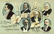 Six Presidents of the Church of Jesus Christ of Latter-day Saints Painting by American School
