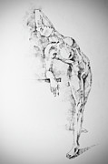 SketchBook Page 52 Girl art drawing classical pose Drawing by Dimitar Hristov