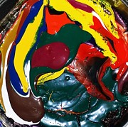 smiling Picasso worm Painting by Gyula Julian Lovas
