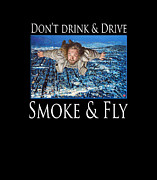 Smoke and Fly Painting by Tom Roderick