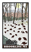 Snow Day Digital Art by Caroline Barnes Snow Day Digital Art by Caroline Barnes