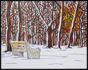 Snow Morning Sun Painting by Mike Stanko Snow Morning Sun Painting by Mike Stanko