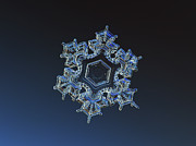 Snowflake photo - Spark Photograph by Alexey Kljatov