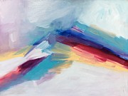 Snowy Mountain Painting by Suzanne Giuriati Cerny
