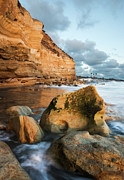 Solana Beach Rocky Shoreline Photograph by William Dunigan