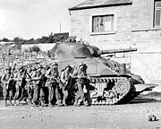 Soldiers And Their Tank Advance Photograph by Stocktrek Images