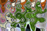 Some Pink And Green Abstract Digital Art by Tom Janca