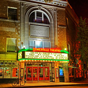 Somerville Theater in Davis Square Somerville MA Sqr Photograph by Toby McGuire