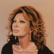Sophia Loren 3 Painting by Paul Meijering