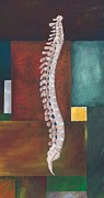 Spinal Column Painting by Sara Young