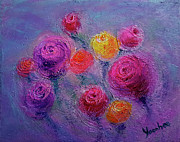 Spinning Dancing Roses In Club Painting by Yoonhee Ko Spinning Dancing Roses In Club Painting by Yoonhee Ko