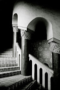 Santa Barbara Spiral Stairs- Black and White Photo by Linda Woods Mixed Media by Linda Woods Santa Barbara Spiral Stairs- Black and White Photo by Linda Woods Mixed Media by Linda Woods