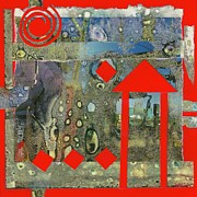 Spiraling Out of Control Mixed Media by Sandra Lee Scott