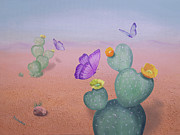 Spring in the Desert Mixed Media by Yoonhee Ko Spring in the Desert Mixed Media by Yoonhee Ko