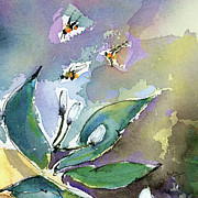 Sprint Fever Watercolor and Ink Painting by Ginette Callaway