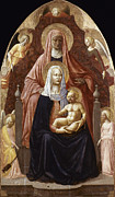 St. Anne, Madonna & Child Photograph by Granger