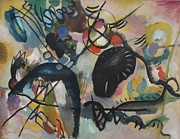 Black Spot I Painting by Wassily Kandinsky