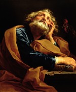 St Peter Painting by Pompeo Girolamo Batoni St Peter Painting by Pompeo Girolamo Batoni