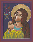 St Philomena 167 Painting by William Hart McNichols