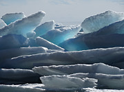 Stacked Ice Abstract Photograph by David T Wilkinson