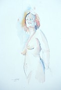 Standing Study 2 Painting by Barbara Pease