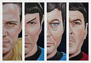 Star Trek Set One Painting by Vic Ritchey