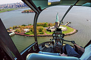 Statue of Liberty Helicopter Photograph by Benny Marty Statue of Liberty Helicopter Photograph by Benny Marty
