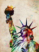 Statue of Liberty Digital Art by Michael Tompsett