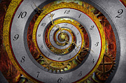 Steampunk - Spiral - Infinite time Photograph by Mike Savad
