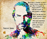 Steve Jobs Portrait Digital Art by Patricia Lintner