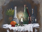 Still Life Painting by Miroslaw  Chelchowski