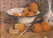 Still life with Oranges Painting by Paul Gauguin