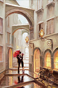 Stolen Kiss Painting by Steve Henderson Stolen Kiss Painting by Steve Henderson