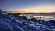Stonington Point Blue Hour Photograph by Kirkodd Photography Of New England