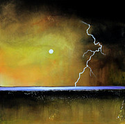 Stormy Beach Painting by Toni Grote