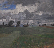 Stormy Day Painting by Isaac Levitan