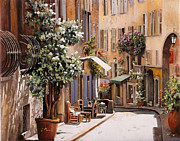 stradina di Grasse Painting by Guido Borelli