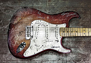Strat Guitar Fantasy Digital Art by Mal Bray