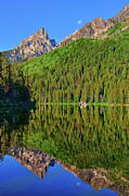 String Lake Morning Mirror Photograph by Greg Norrell String Lake Morning Mirror Photograph by Greg Norrell
