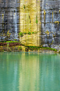 Striped Bluff On The Buffalo River Photograph by Damon Shaw