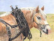 Strong and True Drawing by Nichole Taylor