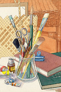 Studio Painting by Judith Kunzle