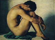 Study of a Nude Young Man Painting by Hippolyte Flandrin Study of a Nude Young Man Painting by Hippolyte Flandrin